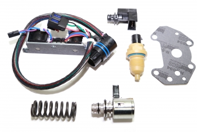 HERCOO Governor Pressure Sensor and EPC Solenoid fits A500 42RE 44RE Transmission with Gasket Filter Kit Compatible with 1998-1999 Jeep Grand Cherokee Dodge Dakota 
