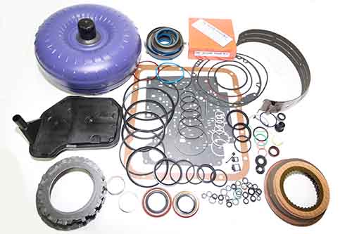 4L60E Master Rebuild Kit HD Torque Converter Transgo Shift Kit 