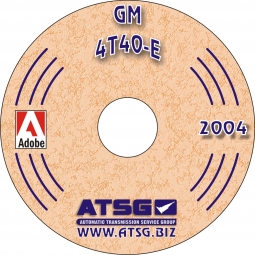 4T40E ATSG Rebuild Manual 4T45E Transmission Service Overhaul Book CD-ROM GM