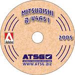 Mitsubishi R4A51 V4A51 V5A51 ATSG Rebuild Manual Automatic Transmission Transaxle Overhaul Book