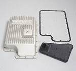 Hughes Performance Ford E4OD 4R100 Deep Aluminum Transmission Pan Lincoln
