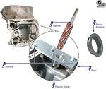 Sonnax Chrysler Rear Wheel Drive Manual Shaft Case Repair Bushing A727 A904 46RE 47RE 46RH 42RH 42RE