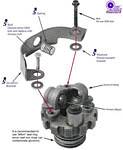 Sonnax Chrysler A404 Governor Bracket & Spring Kit A413 A470 A670 Automatic Transmission