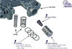 Sonnax Ford C6 Gas Ratio Reverse Boost Valve and Sleeve Automatic Transmission