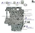 Sonnax Ford AOD 3-4 Shift Valve and End Plugs Automatic Transmission Mid 1983-Earlier